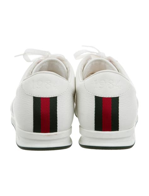 gucci brooklyn rubberized sneaker|original gucci sneakers 1984.